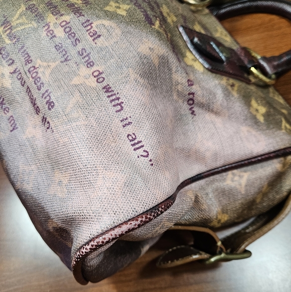 Louis Vuitton Richard Prince Heartbreak Jokes Boston Speedy Style bag - Picture 6 of 12